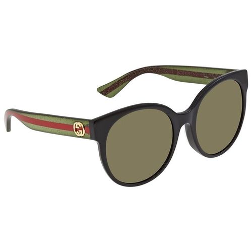 Kính Mát Gucci Urban Green Cat Eye Ladies Sunglasses GG0035SA 002 56